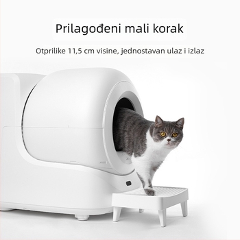 Xiaopei prostirka za mačji pijesak – PVC, kontrola pijeska, dvostruki filtriranje