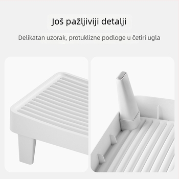 Xiaopei prostirka za mačji pijesak – PVC, kontrola pijeska, dvostruki filtriranje