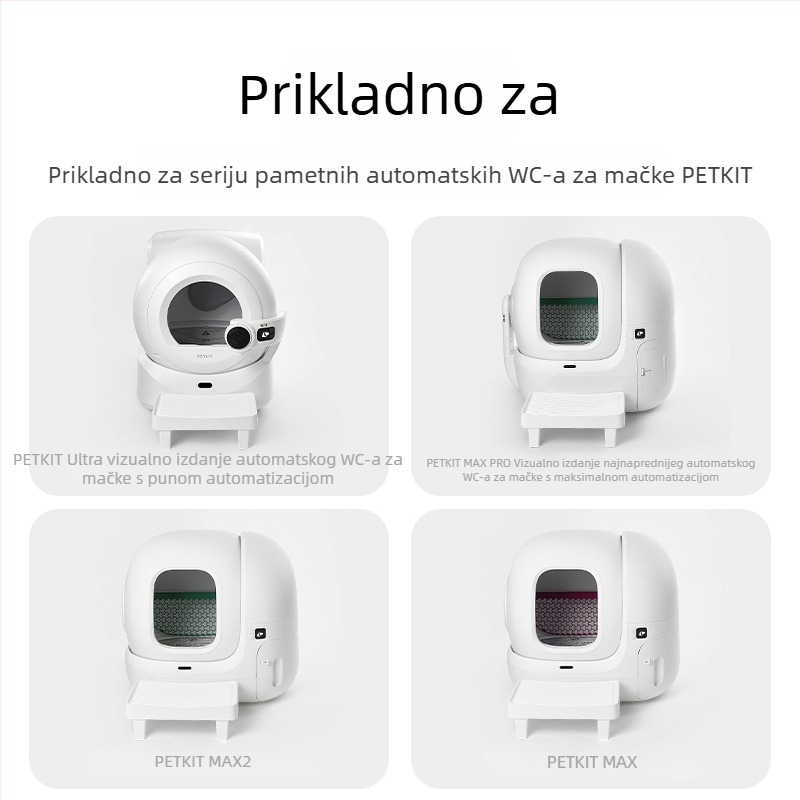 Xiaopei prostirka za mačji pijesak – PVC, kontrola pijeska, dvostruki filtriranje