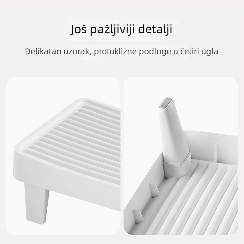 Xiaopei prostirka za mačji pijesak – PVC, kontrola pijeska, dvostruki filtriranje