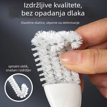 Višenamjenska četka za čišćenje ptičjih kaveza, roštilja, uskih kutova, kuhinjskog sudopera i pećnice — PP materijal, lansirano 2024.