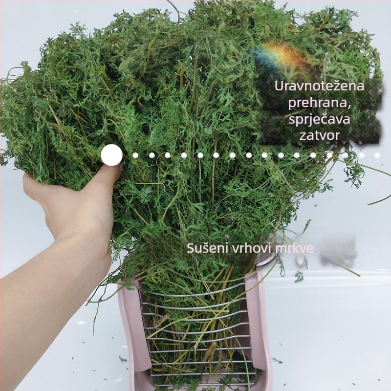 Sušene vrhove mrkve – molarne grickalice za zečeve, činčile i morske praščiće (guinea pig) (Materijal: Drugo; Poreklo: Pogledaj detalje; Uvoz: Ne; Značka: Drugo)