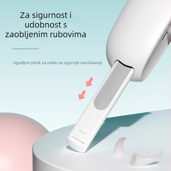 Klešta za nokte mačaka i zečeva s podešavajućim kružnim otvorom, Gravity Pusher mehanizam, za početnike