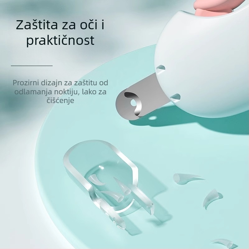 Klešta za nokte mačaka i zečeva s podešavajućim kružnim otvorom, Gravity Pusher mehanizam, za početnike