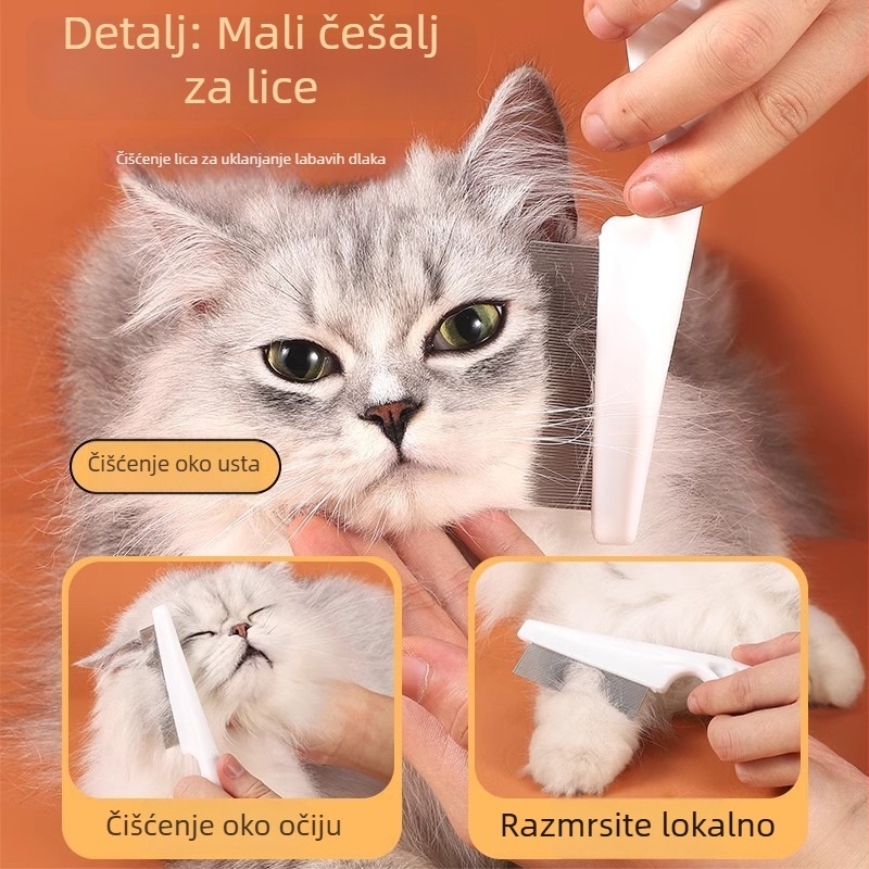 Set za njegu mačaka: kliješta za nokte, mačje škarice, alat za početnike, češalj za mačiće