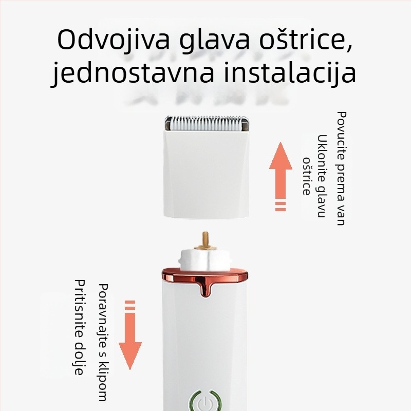  Električni šišač za kućne ljubimce i pse — ABS materijal, Min Xiao, pakiranje 50