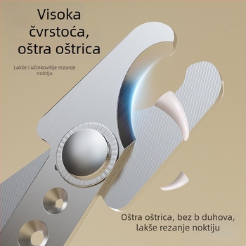 Makaze za mačje nokte s kružnim otvorom, za početnike