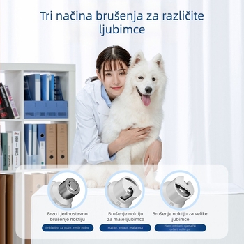 Električni alat za njegu kućnih ljubimaca – 3-u-1 alat za njegu pasa, plastično kućište, brend Sinaibao