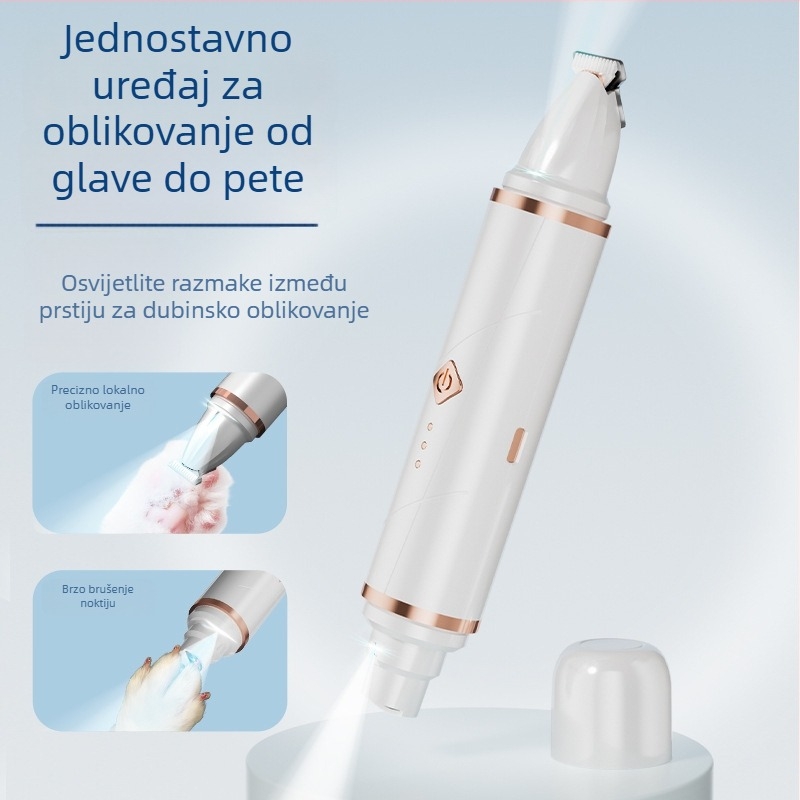 Električni alat za njegu kućnih ljubimaca – 3-u-1 alat za njegu pasa, plastično kućište, brend Sinaibao