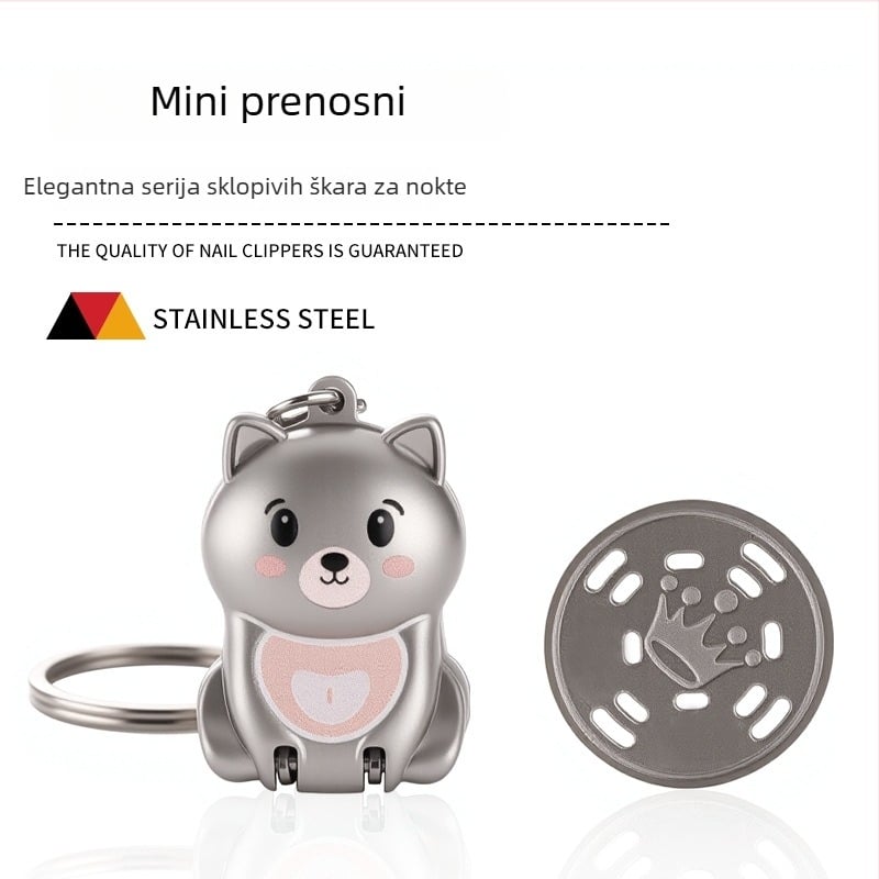 Set kliješta za nokte – prijenosni, ručni, 304 nehrđajući čelik, mačji dizajn