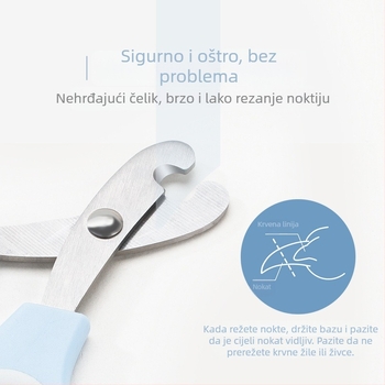 Kliperi za mačje kandže s uključenim pilnikom | Nerve Cat | 100 komada | Ovlaštene privatne marke