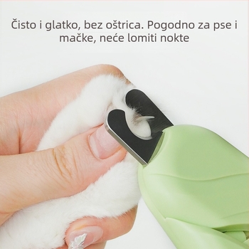 Klešta za nokte za mačke i pse s nehrđajućom glavom rezača za njegu noktiju
