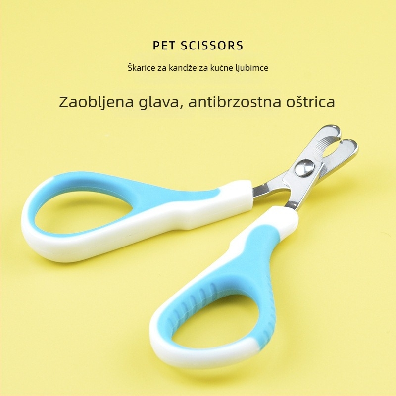 Mačje kliješta za nokte s protukliznim drškom, 45° dizajn i čišćenje noktiju