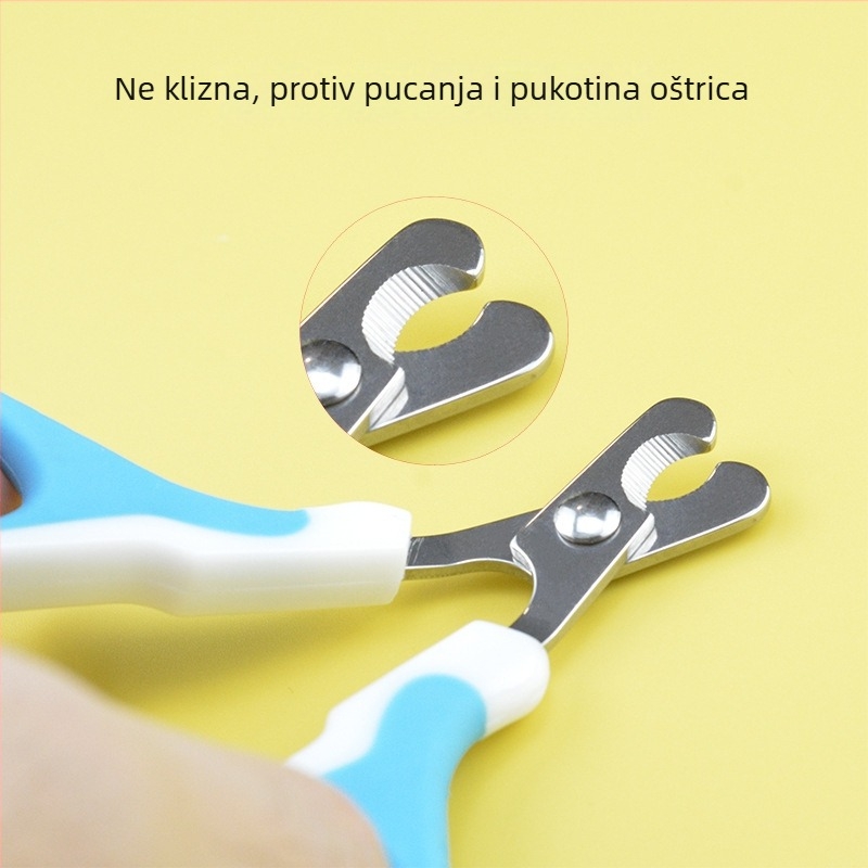 Mačje kliješta za nokte s protukliznim drškom, 45° dizajn i čišćenje noktiju