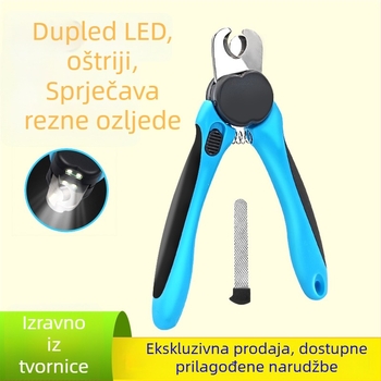 Klešta za nokte kućnih ljubimaca s LED svjetlom za mačke i pse