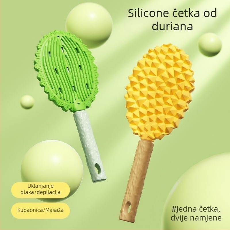 Četka za njegu kućnih ljubimaca - dvostrani Durian masažni češalj, za mačke i pse, uklanjanje dlaka i čišćenje, materijal PP
