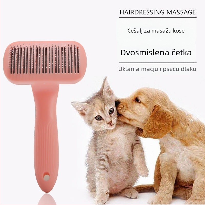 Četka za njegu dlake mačaka, ABS materijal, kutija od 80 komada