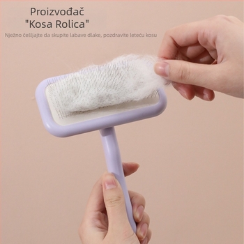 Četka za njegu kućnih ljubimaca za pse i mačke – univerzalna, samočistirajuća, ABS materijal, brend Pipi Tao