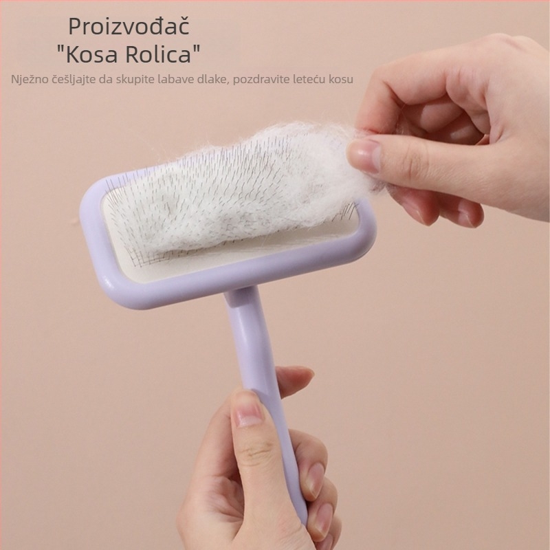 Četka za njegu kućnih ljubimaca za pse i mačke – univerzalna, samočistirajuća, ABS materijal, brend Pipi Tao