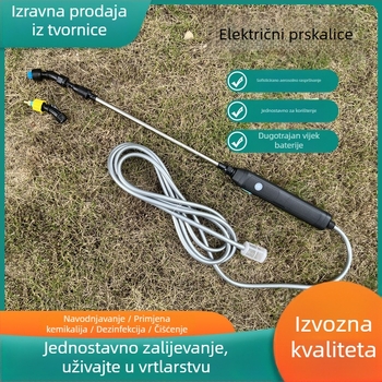 Električni raspršivač za zalijevanje, plastični, punjivi raspršivač pištolj, dezinfekcija i raspršivanje biljaka