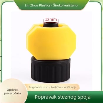 Plastični konektori za navodnjavanje u vrtu, rotirajući brzi spojnici s prstenastom stezaljkom, spojnice za cijevi pištolja za vodu