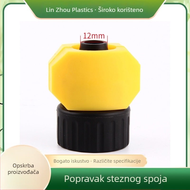 Plastični konektori za navodnjavanje u vrtu, rotirajući brzi spojnici s prstenastom stezaljkom, spojnice za cijevi pištolja za vodu