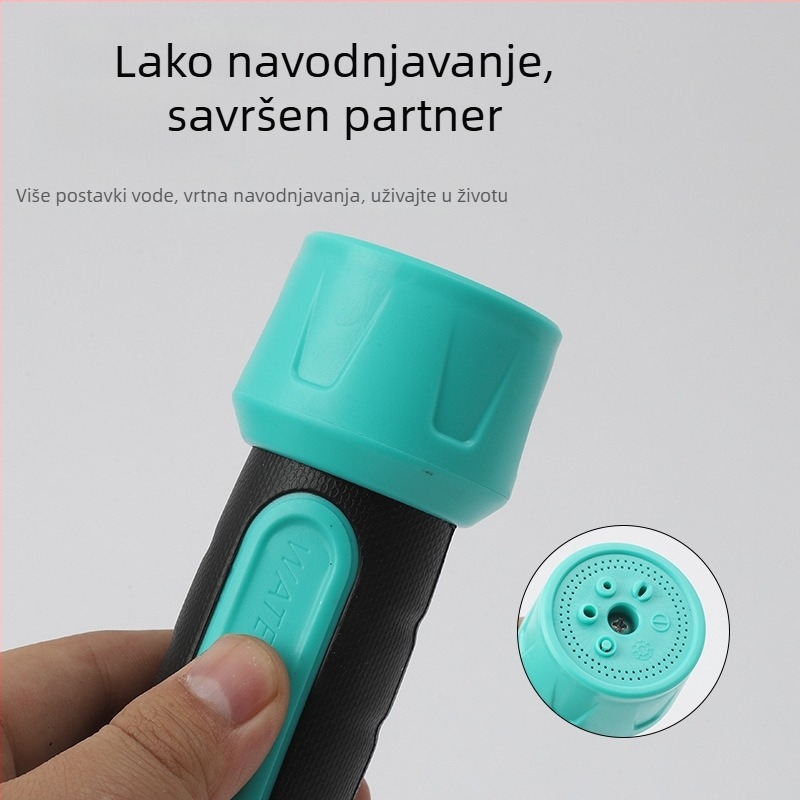 Mlaznica za prskanje, četverodjelni kućanski set, plastika, brzi spoj, standardni priključak