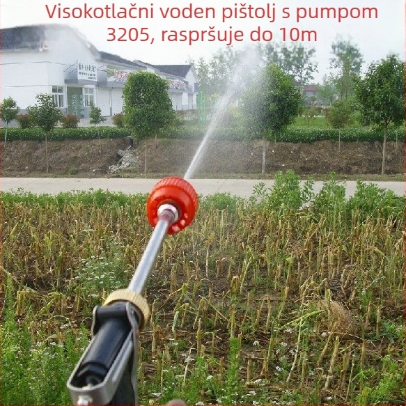 Pištolj za prskanje s nehrđajućeg čelika i plastike, s doziranjem, za kućnu njegu vrta i javne zelene površine