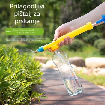 Univerzalni nastavak za bocu s napitkom za raspršivač za zalijevanje — plastika i željezo, kapacitet 250–1000 ml, dezinfekcijski sprej, kućno vrtlarstvo
