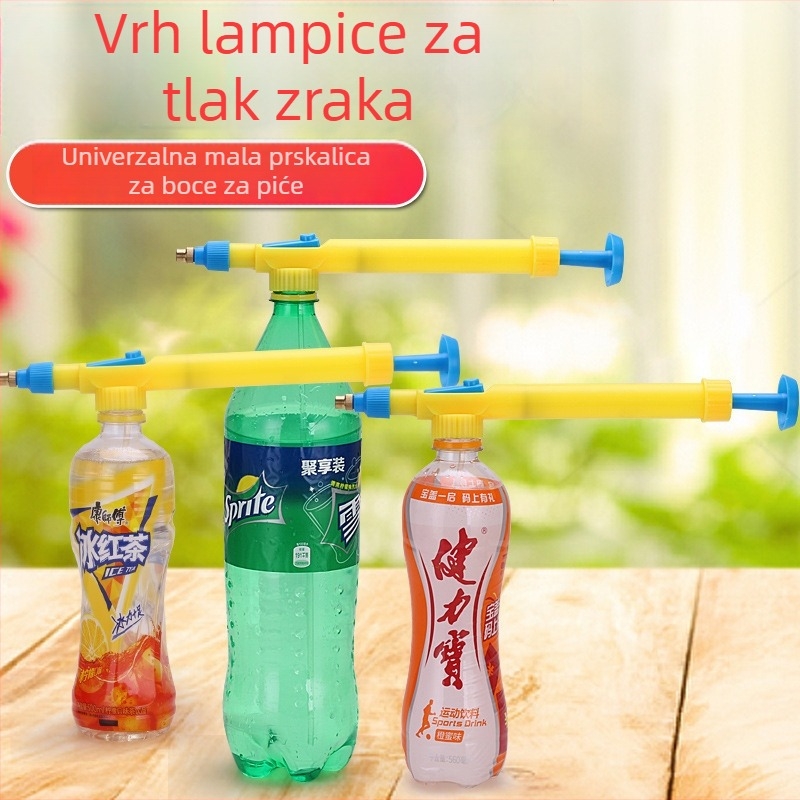 Univerzalni nastavak za bocu s napitkom za raspršivač za zalijevanje — plastika i željezo, kapacitet 250–1000 ml, dezinfekcijski sprej, kućno vrtlarstvo
