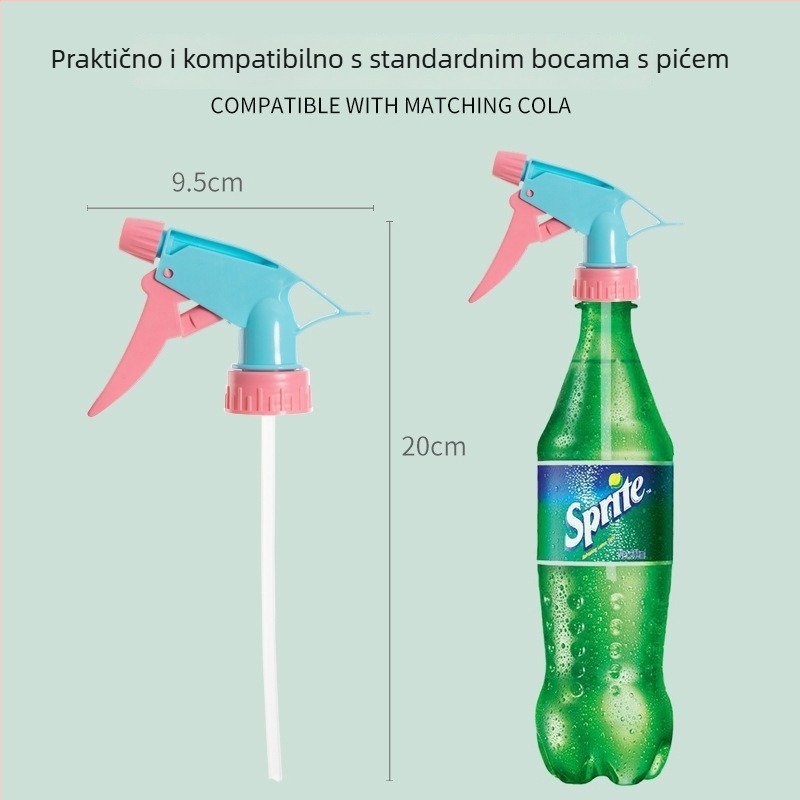 Mlaznica spreja za bočicu napitka – univerzalna vrtna raspršivač, plastična (Materijal: plast; Vrsta: opća namjena; Primjena: bočica napitka)