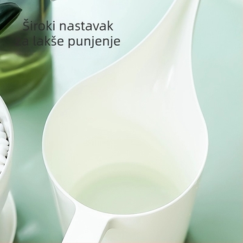 Kanica za zalijevanje za kućnu upotrebu s dugim izljevom i drškom, PP materijal, kapacitet 1, za sukulente