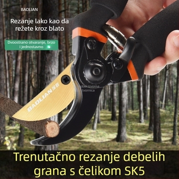 MOBAI Vrtne škare za debeli grane, rezanje voćnih stabala i grana – alat za uštedu napora