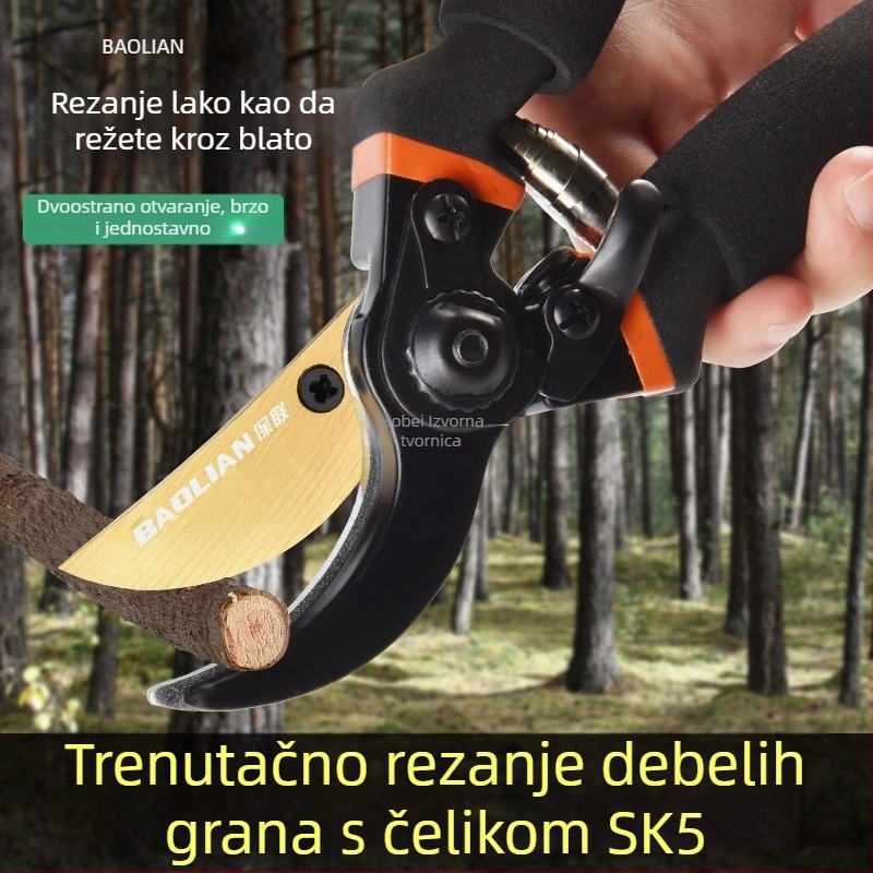 MOBAI Vrtne škare za debeli grane, rezanje voćnih stabala i grana – alat za uštedu napora