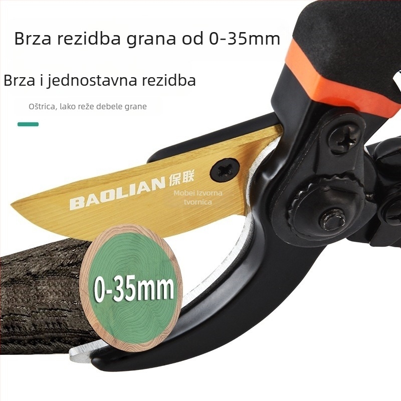 MOBAI Vrtne škare za debeli grane, rezanje voćnih stabala i grana – alat za uštedu napora