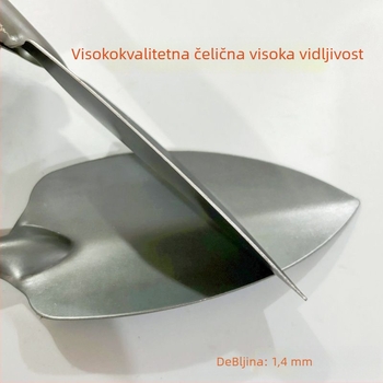 Željezna lopata za istraživanje za vanjsku upotrebu - neimportirana, bez marke