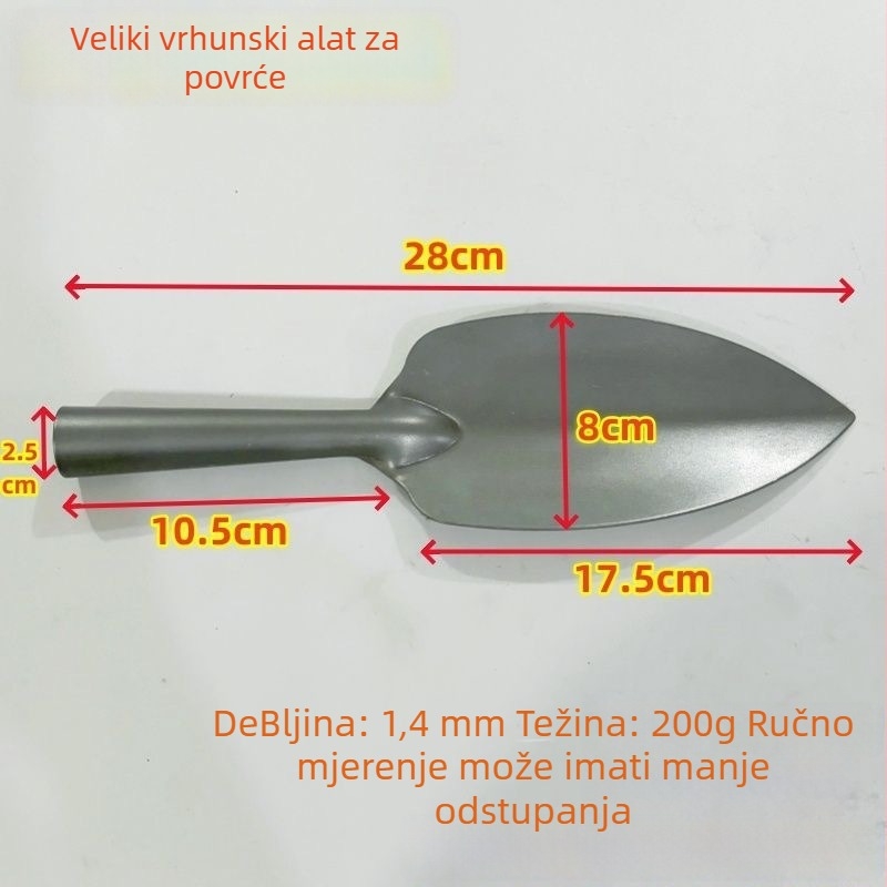 Željezna lopata za istraživanje za vanjsku upotrebu - neimportirana, bez marke