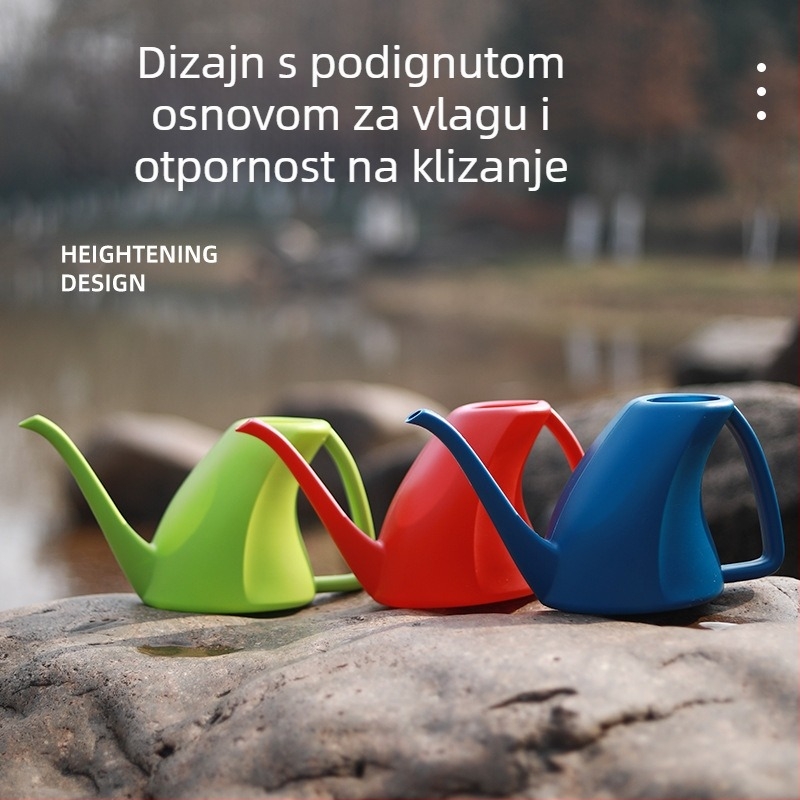 Chen Junyue Plastična kanta za zalijevanje s raspršivačem i dugačkim izljevom, za sukulentne biljke