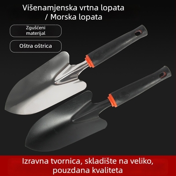 Lopata za baštu od nehrđajućeg čelika za vanjsku upotrebu — kopanje i uklanjanje korova