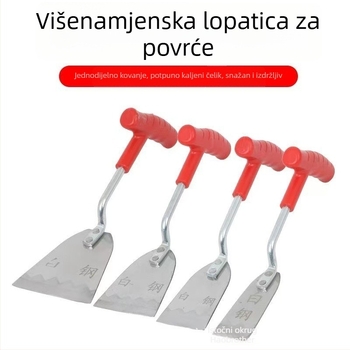 Vanjska lopata od nehrđajućeg čelika za kopanje divih povrća, divog češnjaka, sadnju cvijeća i uklanjanje korova