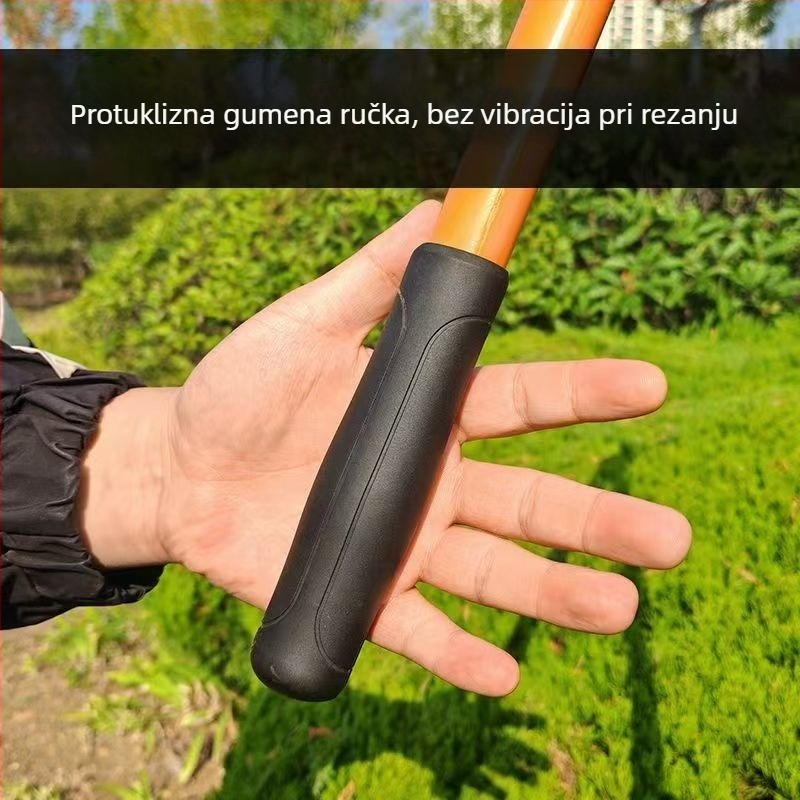 Novi teški snažni škare za podrezivanje voćaka, za visoke grane i debele grane, teleskopke velike škare s pogonom na zupčanike za vrt