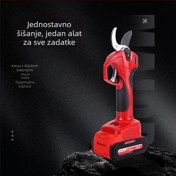 Bežične električne škare za podrezivanje grana voćnih stabala – vanjski vrtni alat