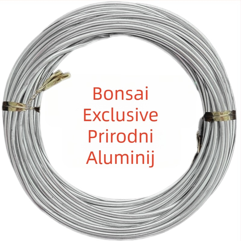 Aluminijska žica za oblikovanje bonsaja i aluminijske trake — 3-dijelni set za vrtlarstvo
