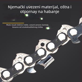 Set vodilica šina i lanac za elektromotorne pilu s litijskom baterijom, od legure čelika, veličine 18/20 i 12/16 inča, univerzalni dodaci