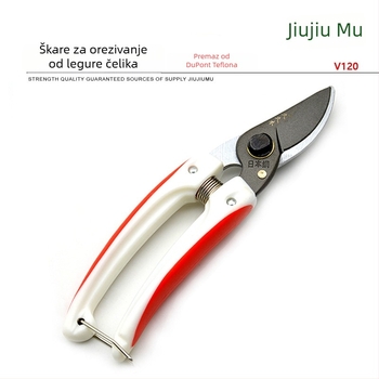 Jiujiu Wood vrtne škare – teflon premaz, za podrezivanje cvijeća i plodnih grana