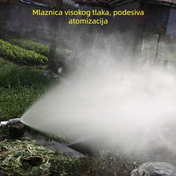 Vrtni raspršivač visokog tlaka, ručni/električni/benzin, tijelo od mangan čelika, podešavanje daljine/blizu raspršivanja, za voćke i vrt
