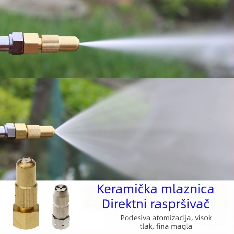 Vrtni raspršivač visokog tlaka, ručni/električni/benzin, tijelo od mangan čelika, podešavanje daljine/blizu raspršivanja, za voćke i vrt