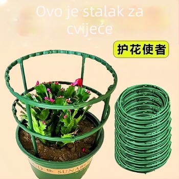 Unutarnji stalak za orhideje, univerzalni tip za Cymbidium orhideje, stalak za zaštitu lotus listova, vrtni trodijelni set