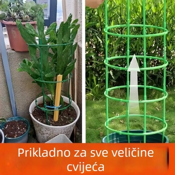 Unutarnji stalak za orhideje, univerzalni tip za Cymbidium orhideje, stalak za zaštitu lotus listova, vrtni trodijelni set