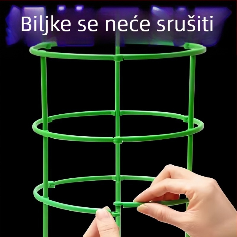 Unutarnji stalak za orhideje, univerzalni tip za Cymbidium orhideje, stalak za zaštitu lotus listova, vrtni trodijelni set